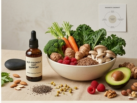 Gut-friendly foods and dietary support for digestive health