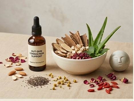 The gut-skin connection - naturopathic herbal support for skin through gut health